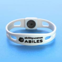 ABILES PLUS ブレスレット/アンクレット　ホワイト【メール便選択】